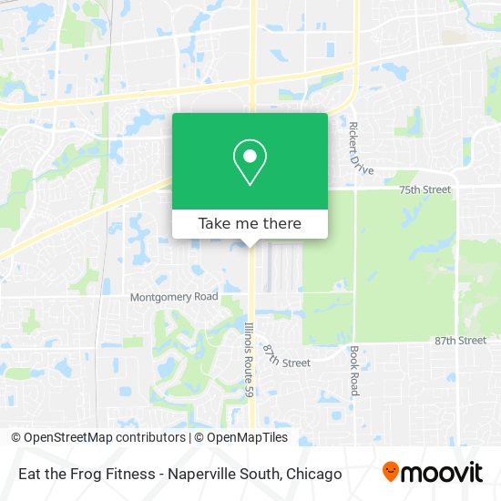 Eat the Frog Fitness - Naperville South map