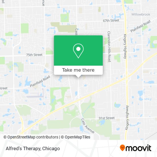 Alfred's Therapy map