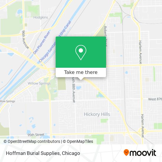 Hoffman Burial Supplies map