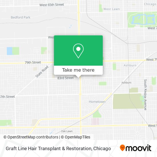 Mapa de Graft Line Hair Transplant & Restoration