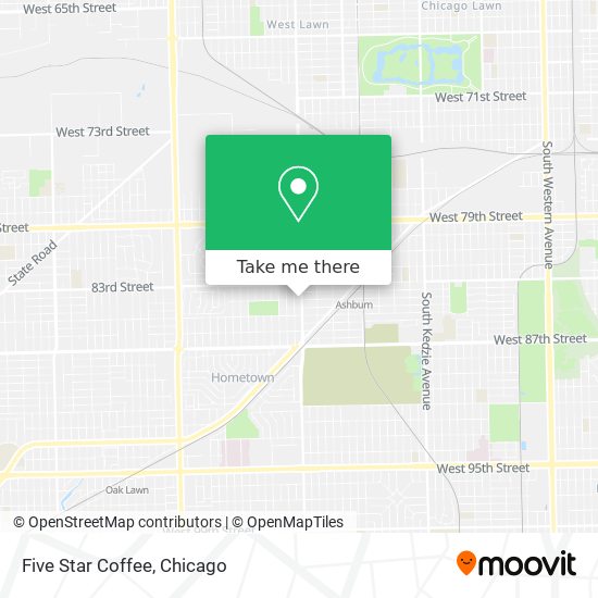 Five Star Coffee map