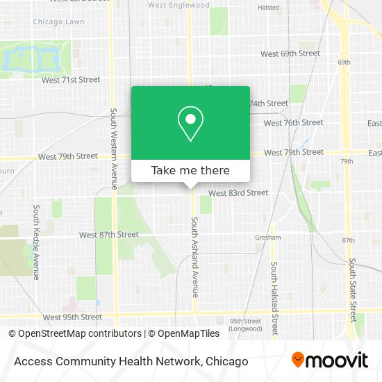 Access Community Health Network map