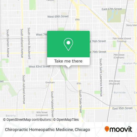 Chiropractic Homeopathic Medicine map