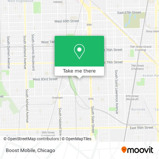 Boost Mobile map