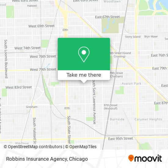 Robbins Insurance Agency map