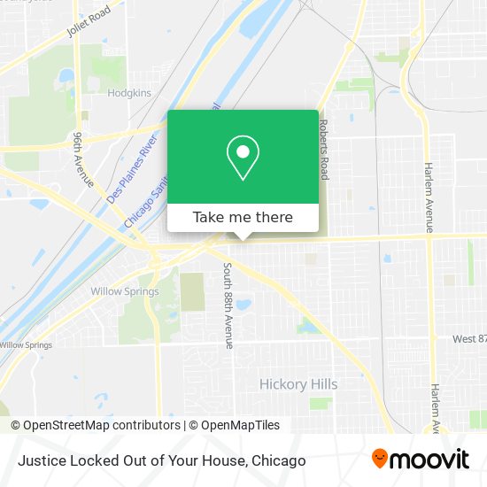 Justice Locked Out of Your House map