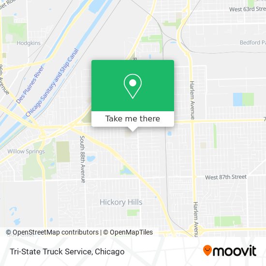 Mapa de Tri-State Truck Service