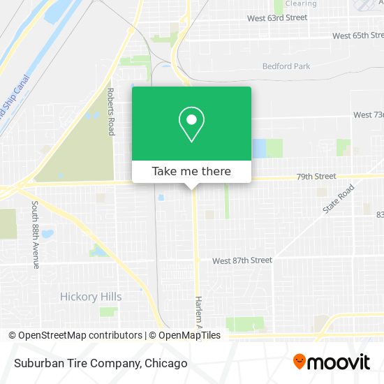 Suburban Tire Company map