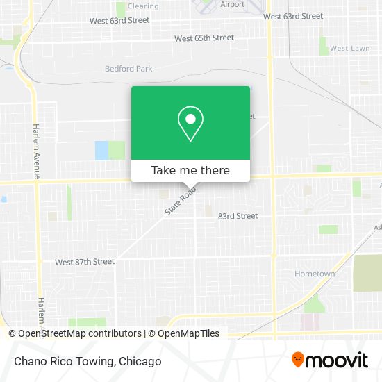 Chano Rico Towing map