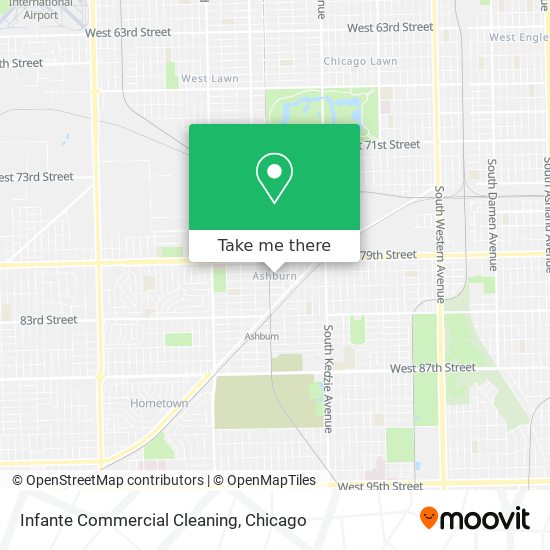 Infante Commercial Cleaning map