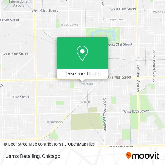 Jam's Detailing map