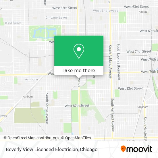 Beverly View Licensed Electrician map