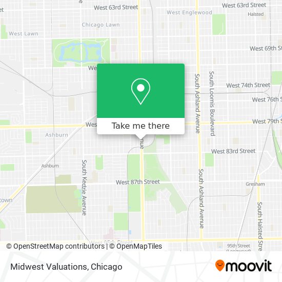 Midwest Valuations map