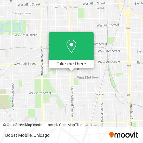 Boost Mobile map