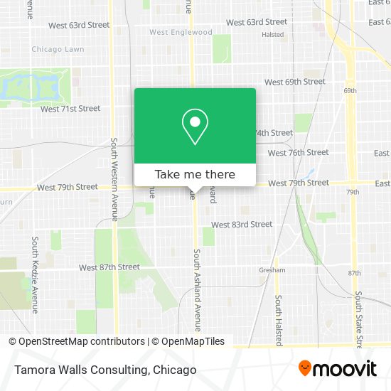 Tamora Walls Consulting map