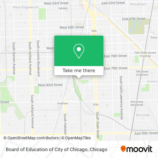 Board of Education of City of Chicago map