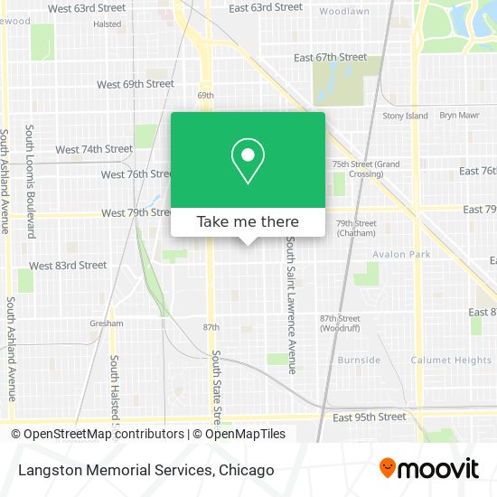 Mapa de Langston Memorial Services