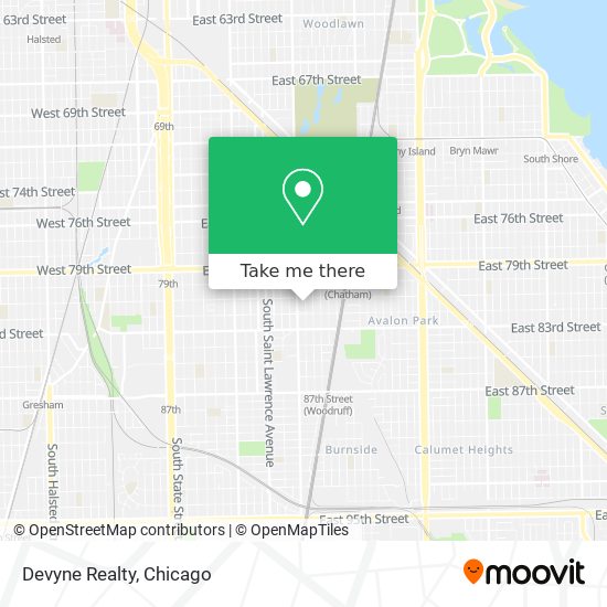 Devyne Realty map