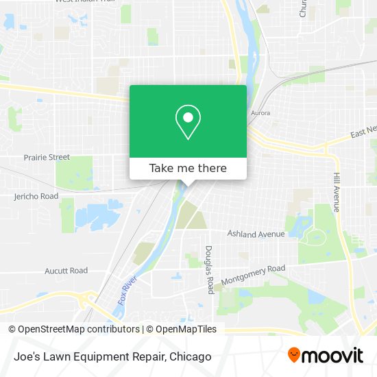 Mapa de Joe's Lawn Equipment Repair