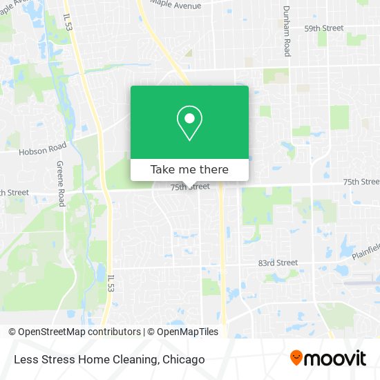Less Stress Home Cleaning map