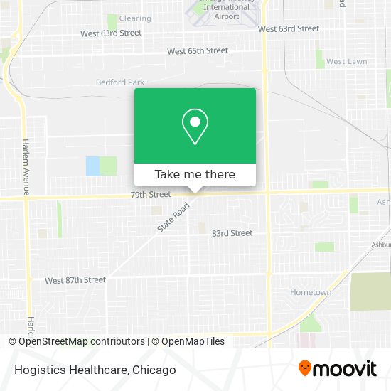 Hogistics Healthcare map