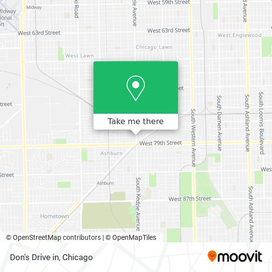 Don's Drive in map