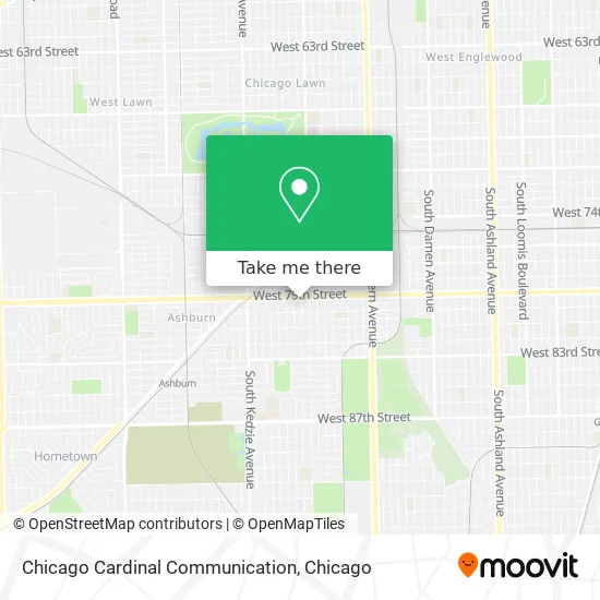 Chicago Cardinal Communication map