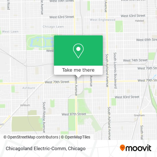 Mapa de Chicagoland Electric-Comm