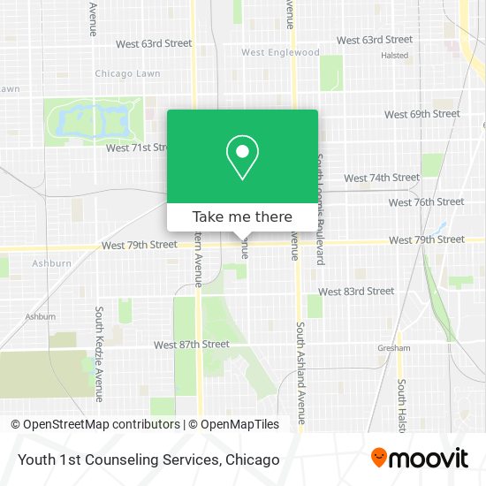 Youth 1st Counseling Services map