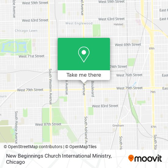 Mapa de New Beginnings Church International Ministry