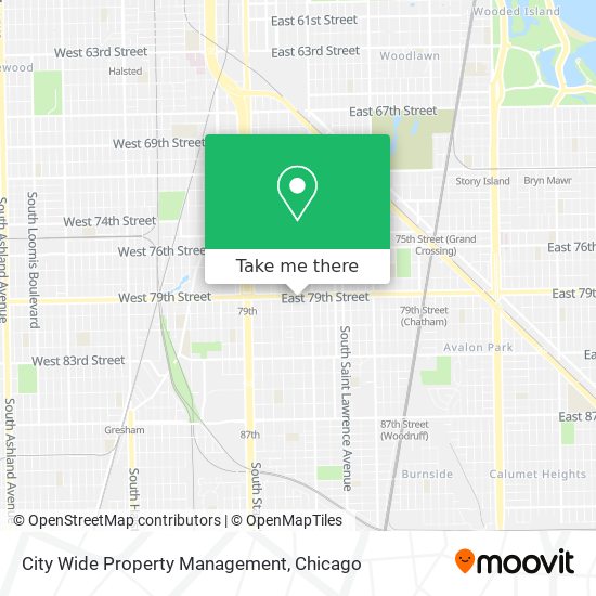 City Wide Property Management map