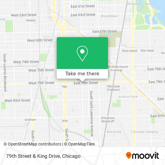 79th Street & King Drive map