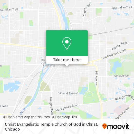 Christ Evangelistic Temple Church of God in Christ map