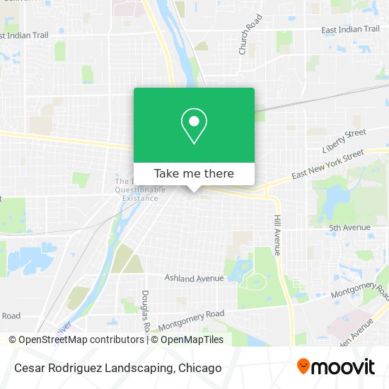 Cesar Rodriguez Landscaping map