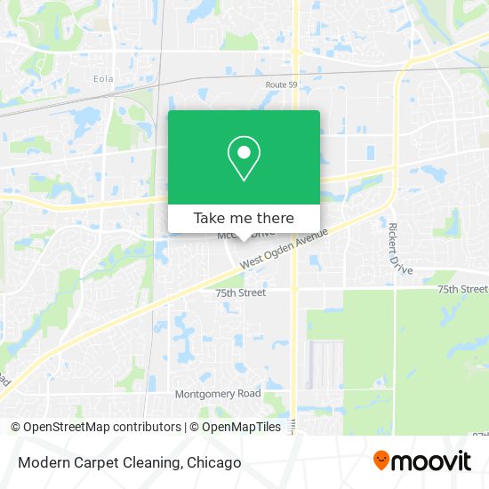 Mapa de Modern Carpet Cleaning