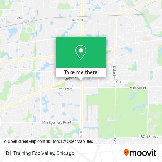 D1 Training Fox Valley map