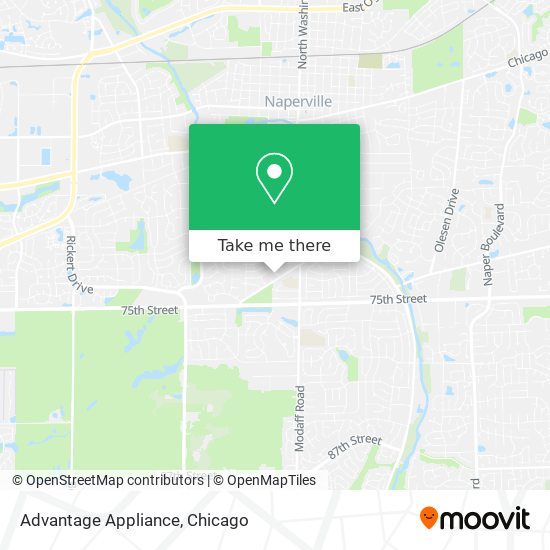 Advantage Appliance map