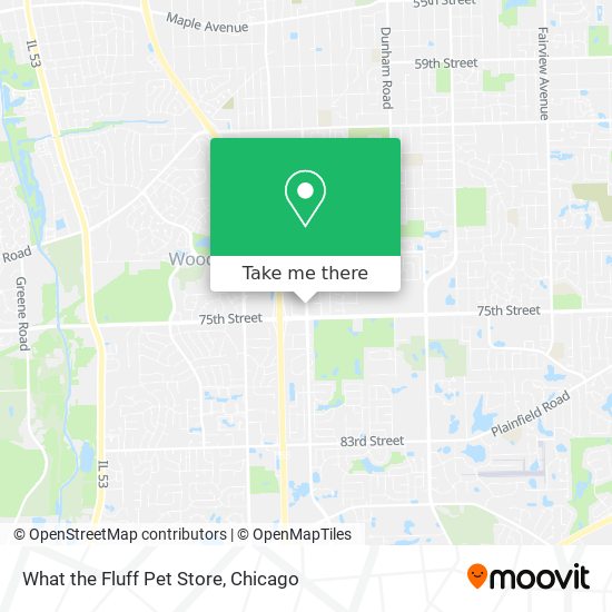 What the Fluff Pet Store map