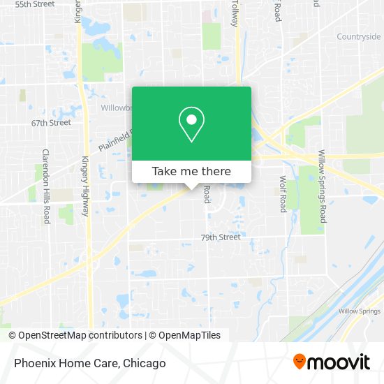 Phoenix Home Care map