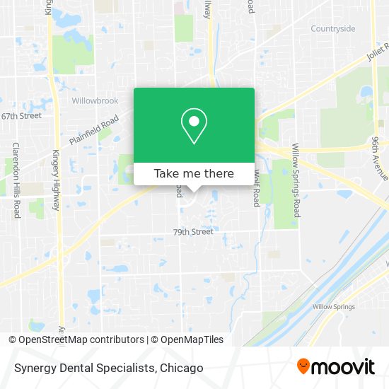 Synergy Dental Specialists map