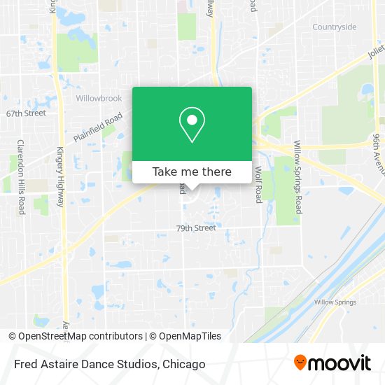 Fred Astaire Dance Studios map