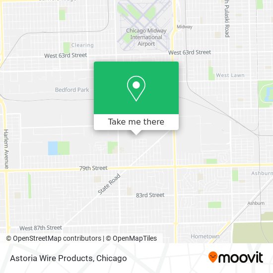 Astoria Wire Products map