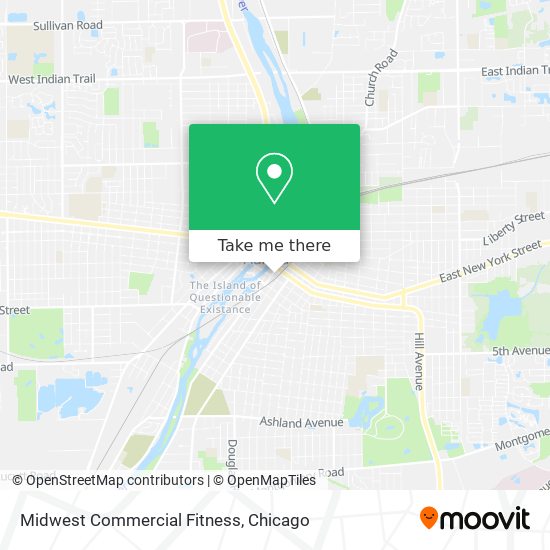 Midwest Commercial Fitness map