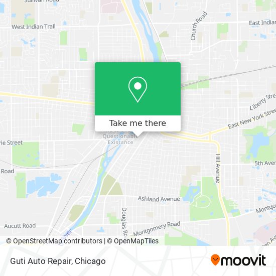 Guti Auto Repair map