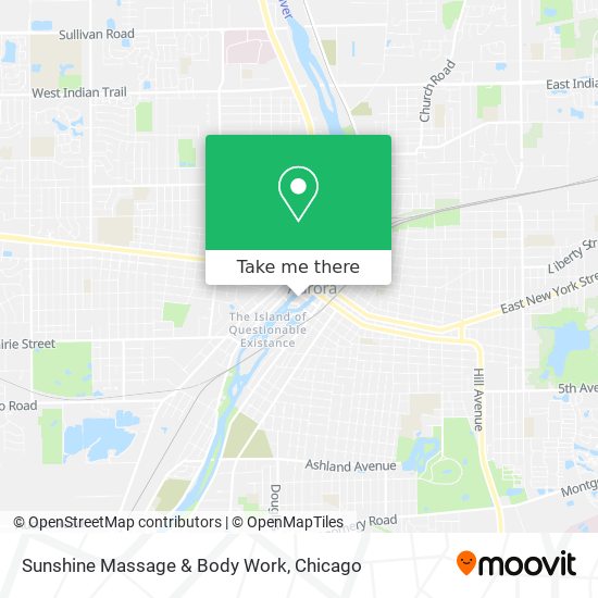 Sunshine Massage & Body Work map