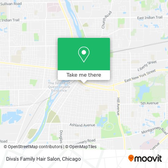 Diva's Family Hair Salon map