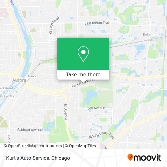 Kurt's Auto Service map