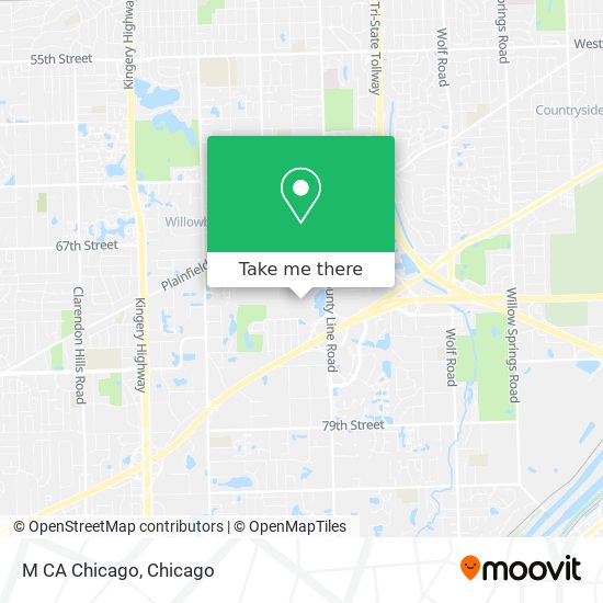 M CA Chicago map