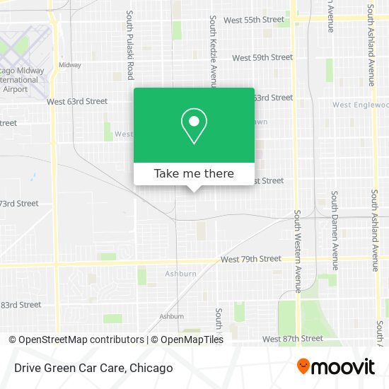 Mapa de Drive Green Car Care