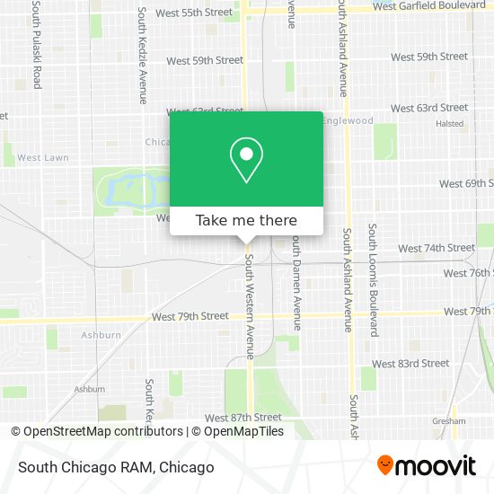 South Chicago RAM map